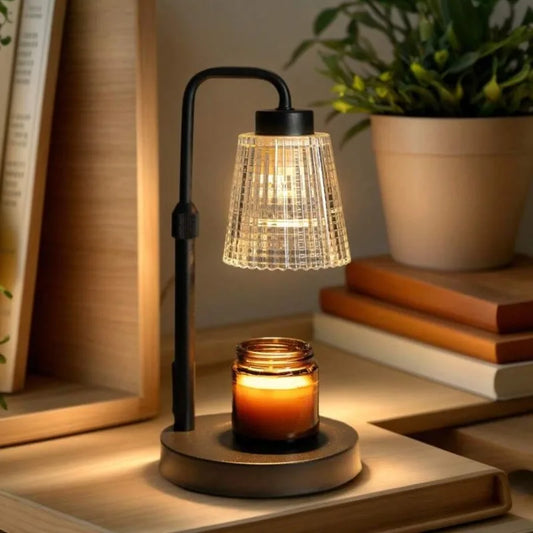 Essential oil lamp with colour glow